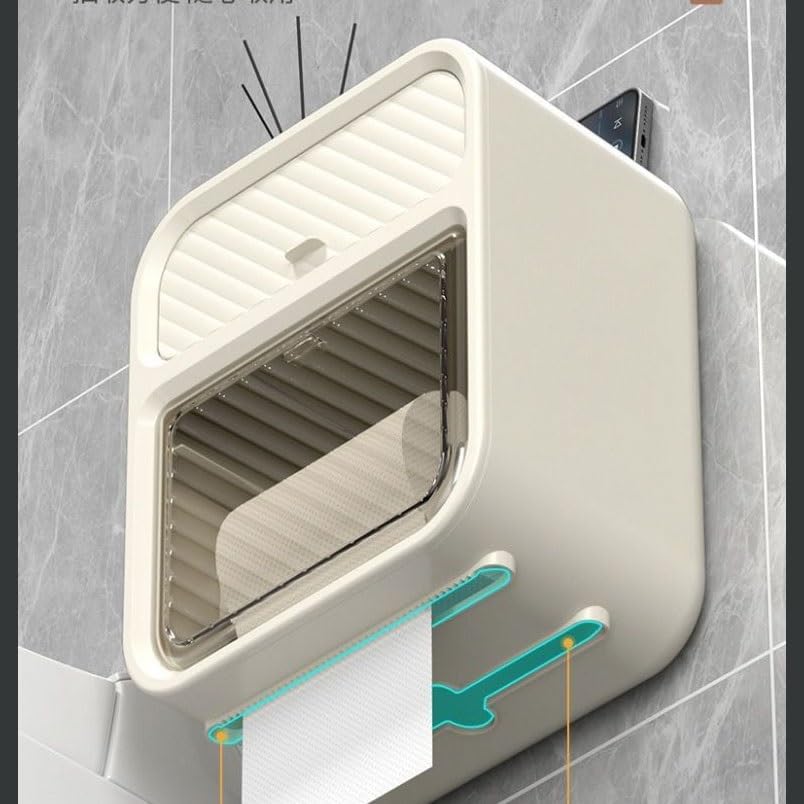 Picture of Toilet tissue box Light luxury bathroom roll paper drawer box