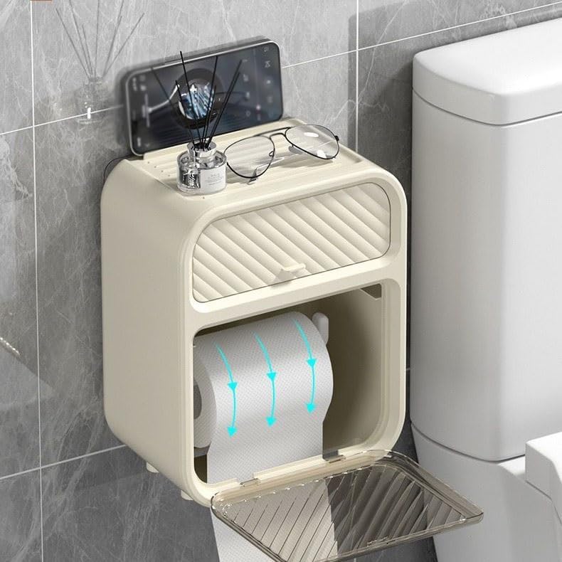 Picture of Toilet tissue box Light luxury bathroom roll paper drawer box
