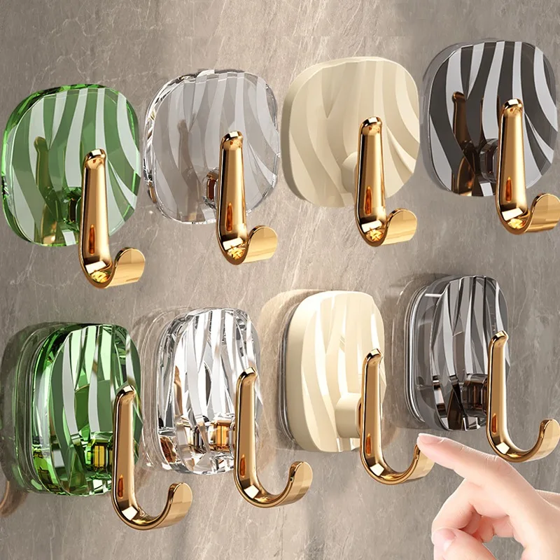 Picture of 4 PCS Acrylic Hook Punch-free Self-adhesive