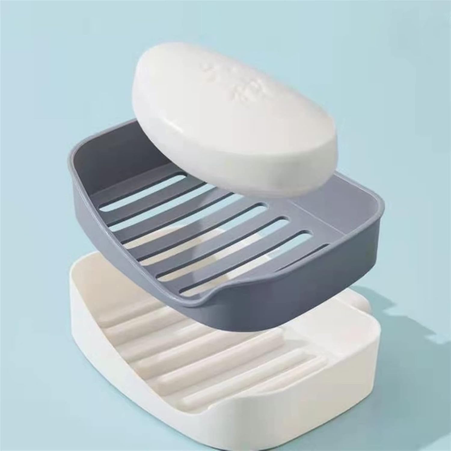 Picture of Soap Holder Double Layer Draining 1 Set