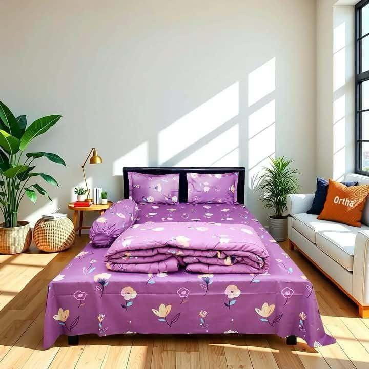 Picture of 5 Pieces Comforter + Bed Sheet Combo Set