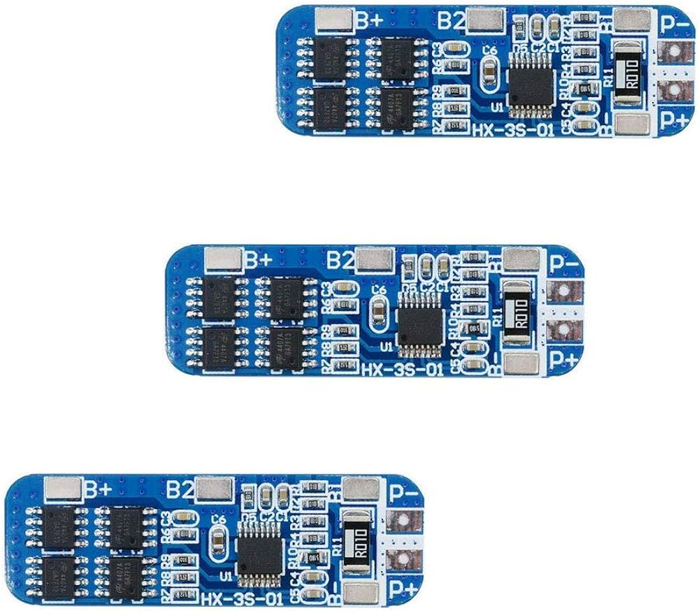 Picture of 3S BMS Module 12V 10A 18650 BMS Charger Module Li-ion Lithium Battery Protection Board