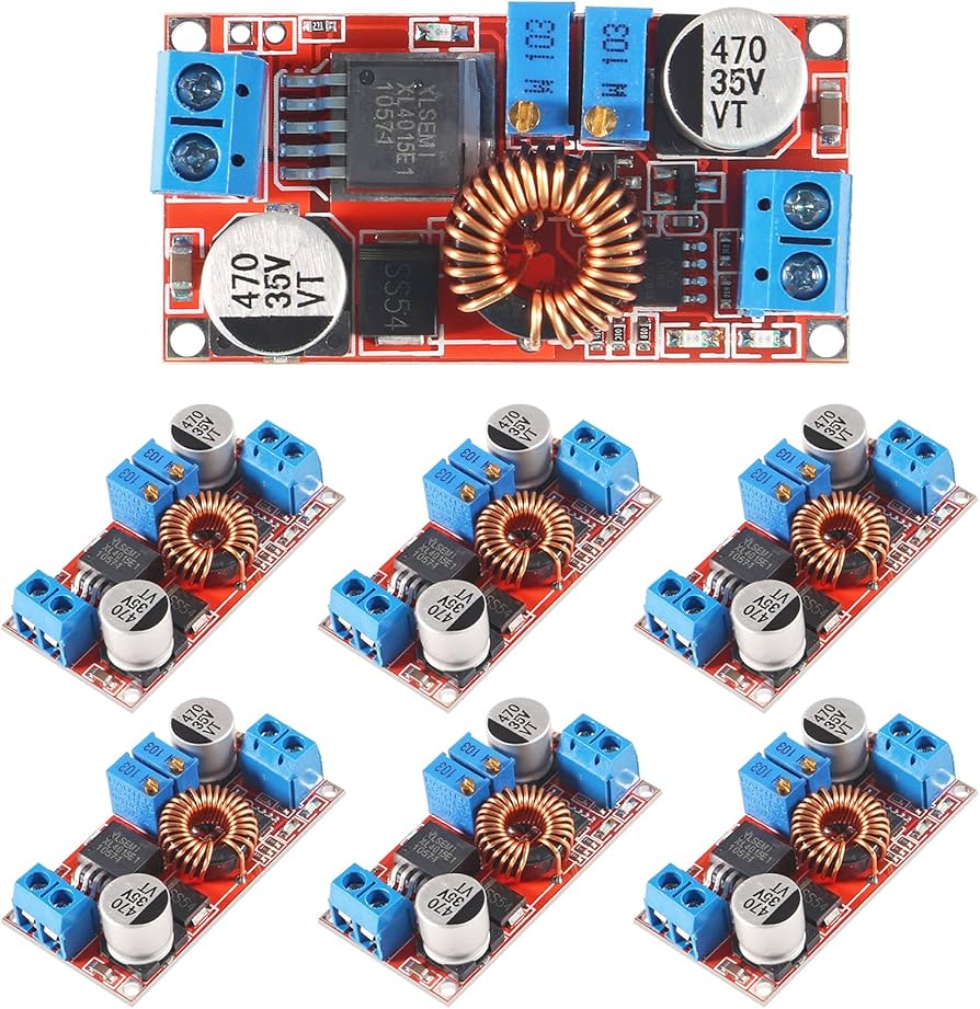 Picture of XL4015 E1 5A DC to DC CC CV Lithium Battery Step Down Charging Board Led Power Converter Lithium Charger Module