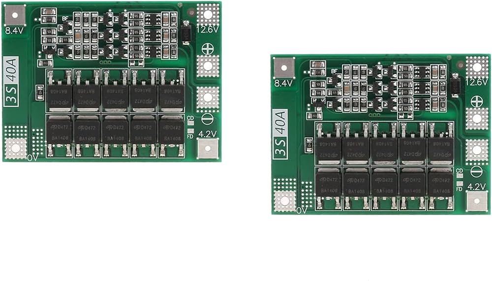 Picture of 3S BMS 40A 11.1V 12.6V 18650 Li-Po Li-Ion Lithium BMS Protection Board Circuit Module