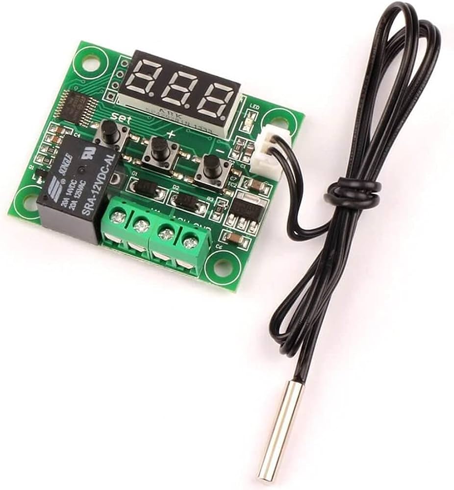 Picture of W1209 Digital Thermostat Controller | 50~100 Digital Temperature Controller Thermostat | High Precision Digital Temperature Controller