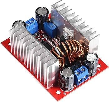 Picture of 15A 400W DC-DC Step Up Boost Converter Constant Current Power Supply Module LED Driver Step Up Voltage Module DC 8.5V-50V To DC 10V-60V RS1837 Boost Module 15A 400W Adapters