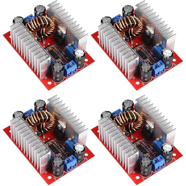 Picture of 15A 400W DC-DC Step Up Boost Converter Constant Current Power Supply Module LED Driver Step Up Voltage Module DC 8.5V-50V To DC 10V-60V RS1837 Boost Module 15A 400W Adapters
