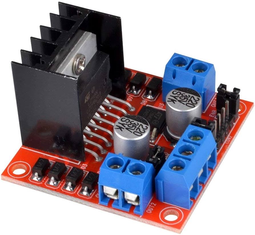 Picture of L298N Stepper Motor Driver (red)