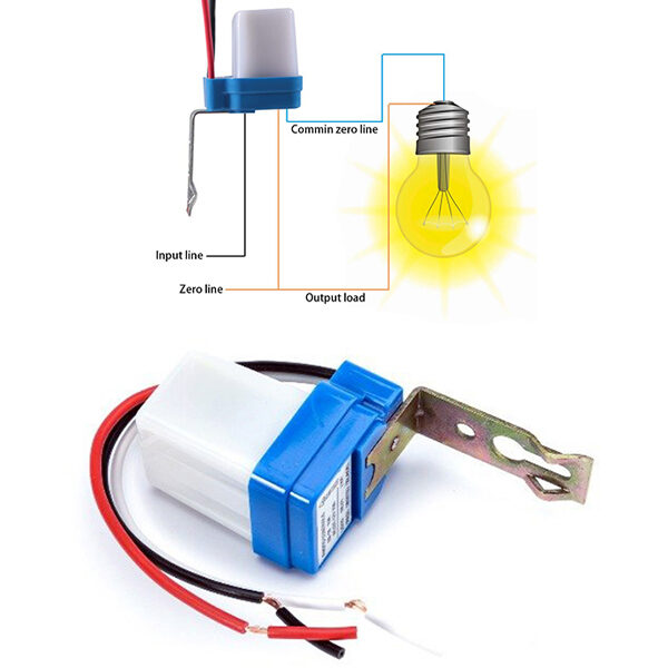 Picture of Day Night Auto On Off light Sensor switch 10A
