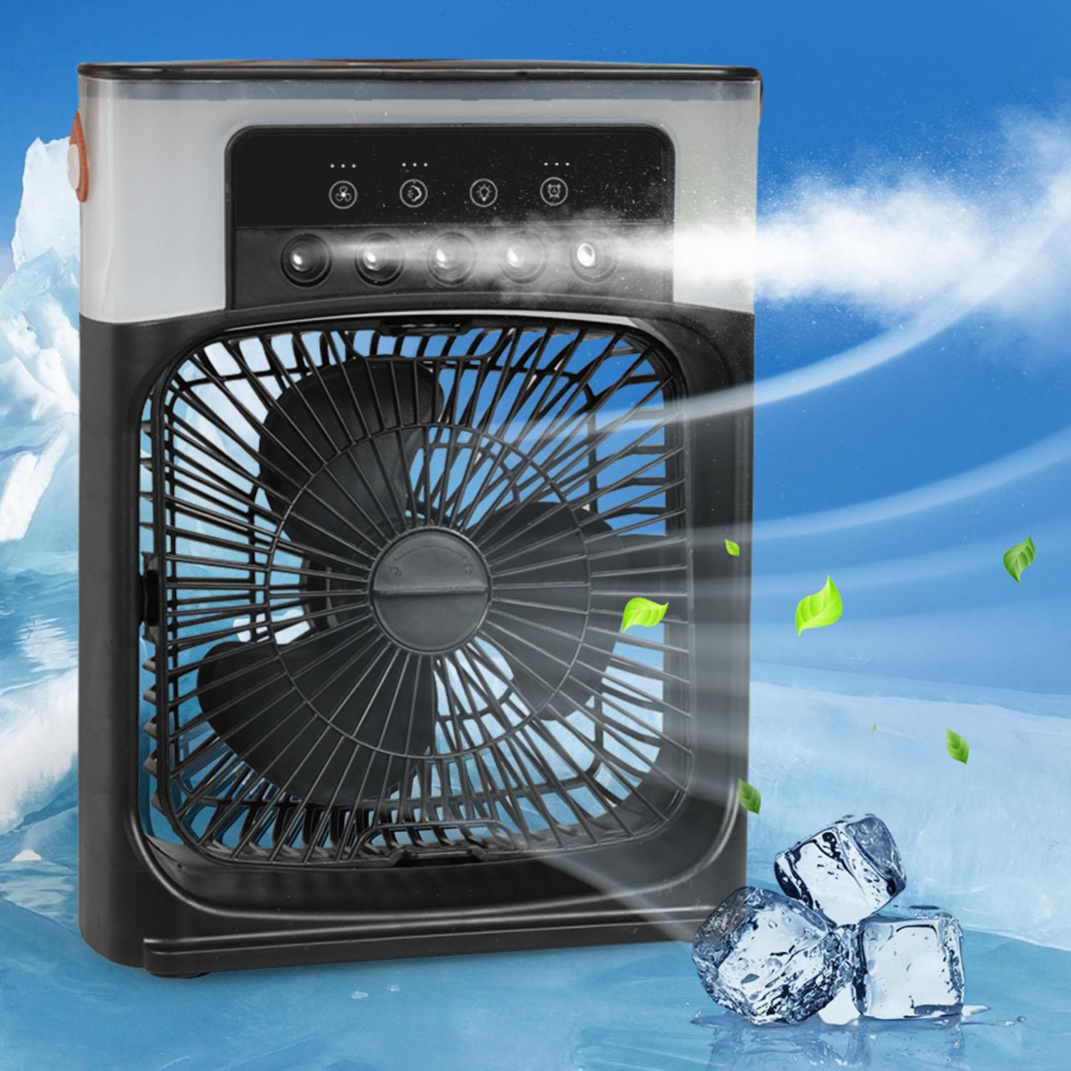 Picture of Portable Air Conditioner Cooling Fan Mini Portable Fan Air Cooling fan Air Cooler Fan For Room Humidifier Purifier Mist Color