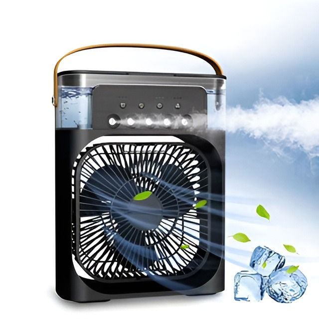 Picture of Portable Air Conditioner Cooling Fan Mini Portable Fan Air Cooling fan Air Cooler Fan For Room Humidifier Purifier Mist Color