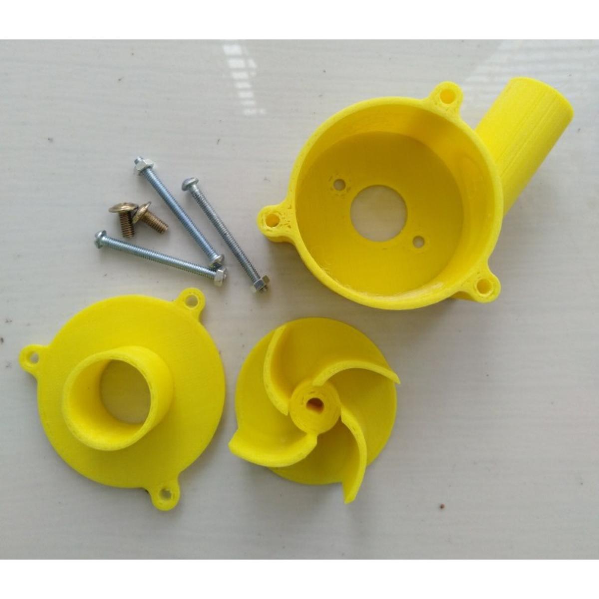Picture of 775 motor pump 3D printed kit pumping up to 45-50 liters of water per minute