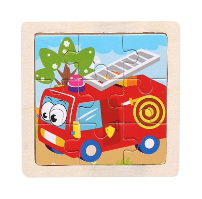 Picture of Wooden Truck Multi Design Puzzles Jigsaw Toy for Kids