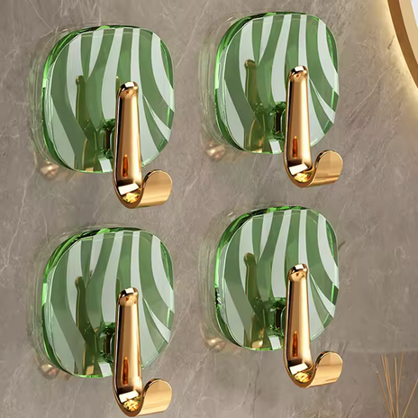 Picture of 4 PCS Acrylic Hook Punch-free Self-adhesive
