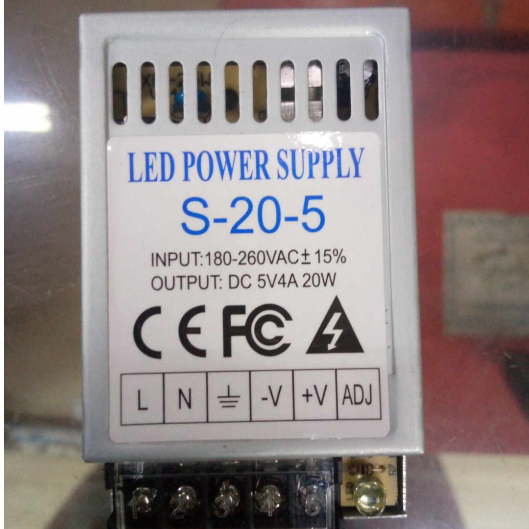 Picture of 5V 4Amp SMPS AC 220V To DC 5V 4A 20W Switching Mode LED Power Supply Adapters Charger SMPS For Industrial Electronic Project 3D Printers CNC Machine