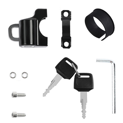 Picture of Motorcycle Helmet Security Lock for Bicycle Electric Scooter Sunlight lock set
