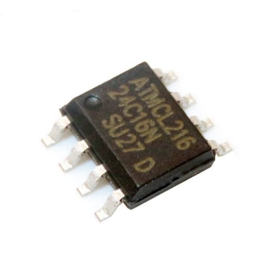 Picture of 3Pcs - SMD 24C16P 24C16 Serial CMOS EEPROM 16K Bit 2Kx8 Serial CMOS EEPROM Memory IC SMD-8 Package I2C Bus IC