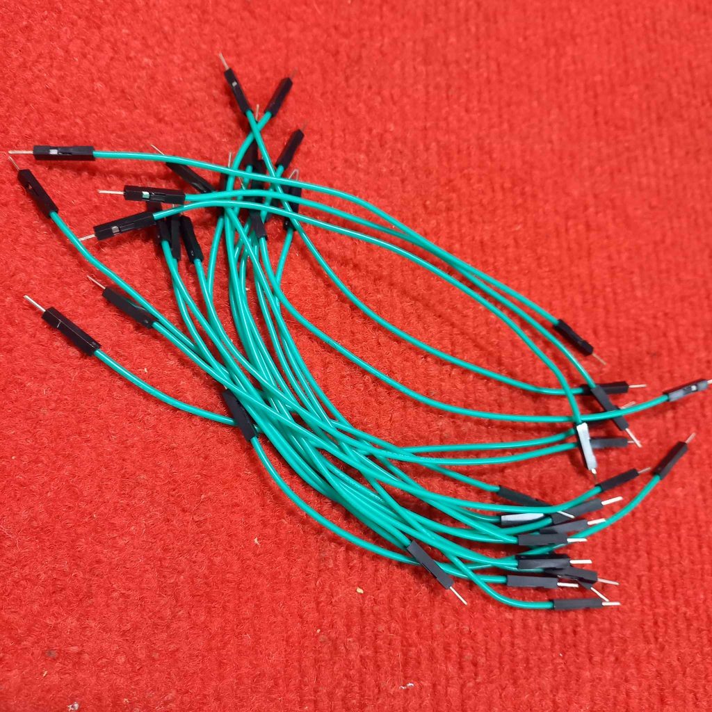 Picture of 10Pcs - Silicone Jumper Wires Male To Male Ribbon Set Connecting Wire 17.5cm Breadboard Friendly Arduino Raspberry PI Electronics Projects Prototyping DIY
