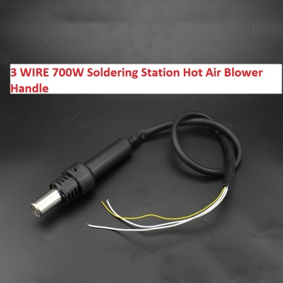 Picture of 3 WIRE 700W Soldering Station Hot Air Blower Handle 3 Wire 700W Hot Air Soldering Machine Heat Desoldering Machine For KADA Rework Soldering Station 850 852D+ SMD Rework Soldering Station