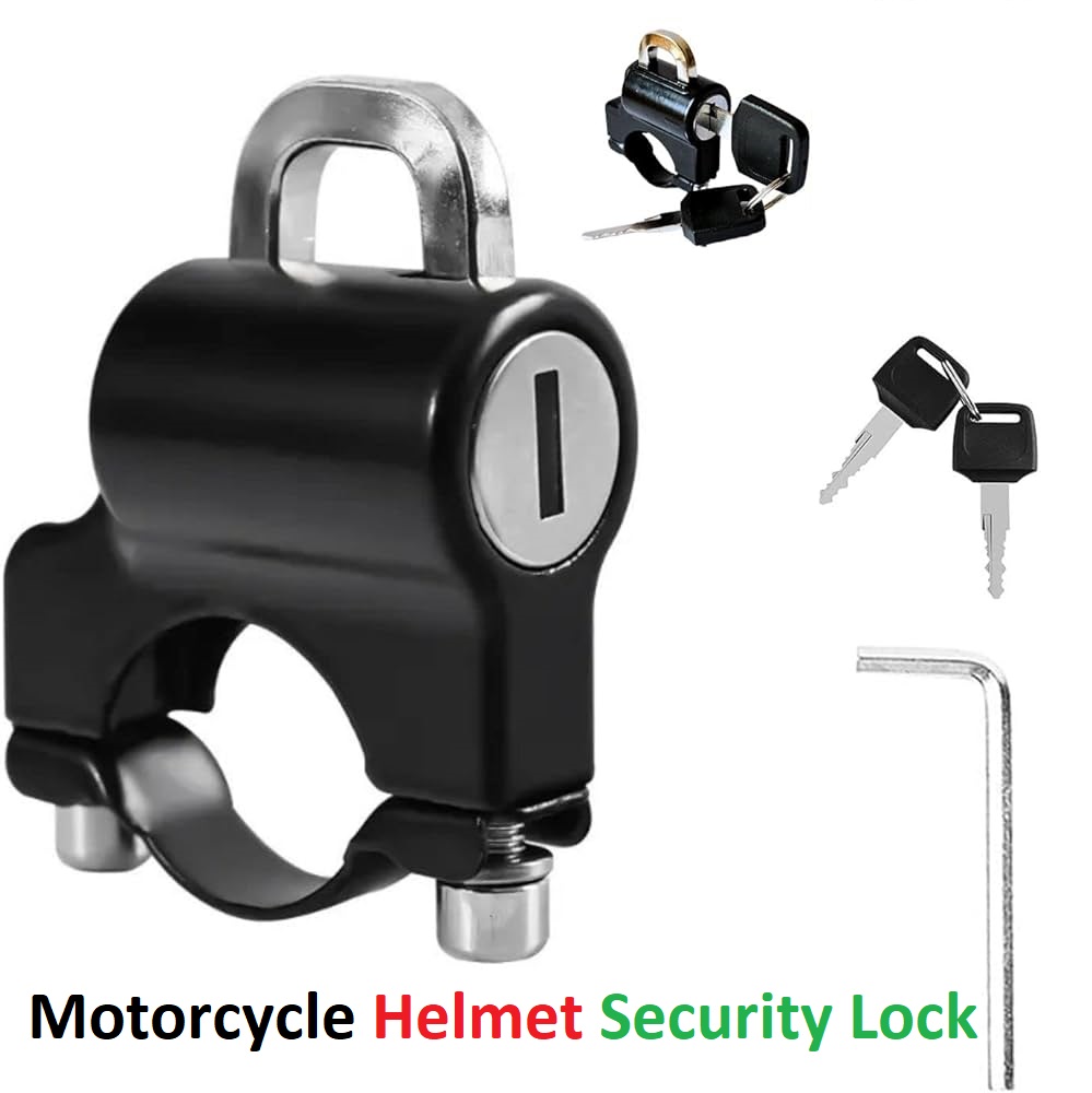 Picture of Motorcycle Helmet Security Lock for Bicycle Electric Scooter Sunlight lock set