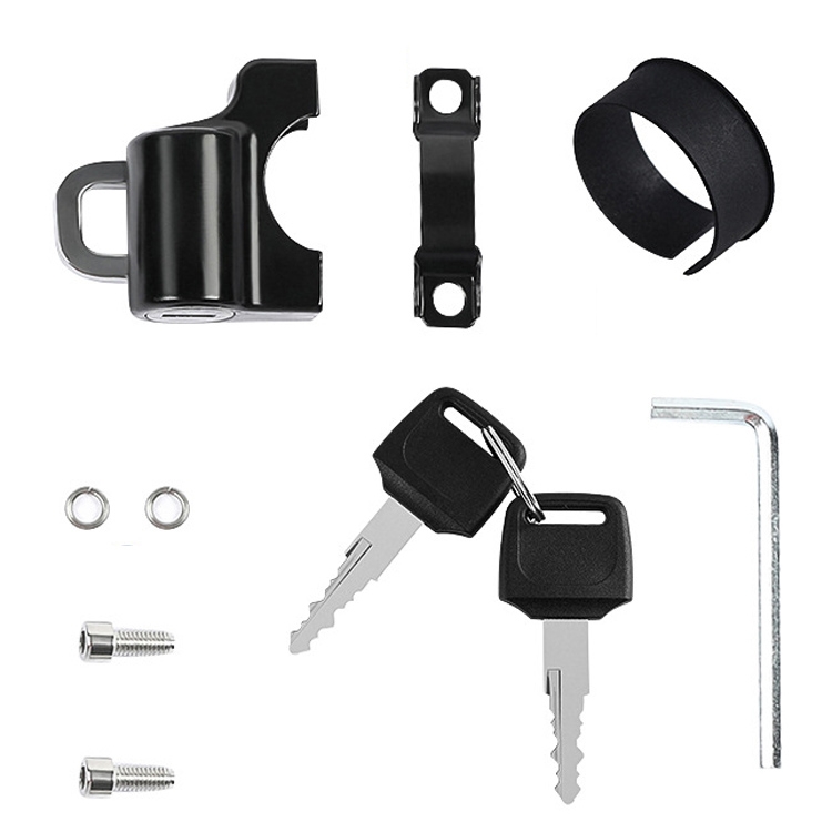 Picture of Motorcycle Helmet Security Lock for Bicycle Electric Scooter Sunlight lock set