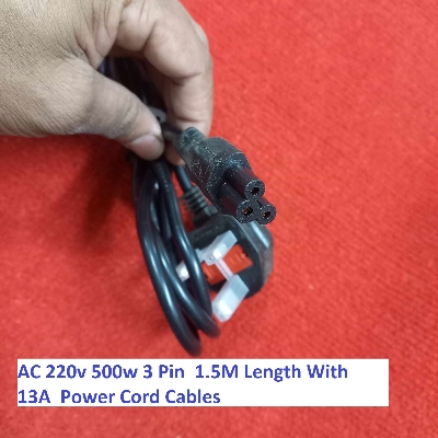 Picture of Power Cable AC 220v 500w 3 Pin 1.5M Length With 13A Fuse Power Cord Cables