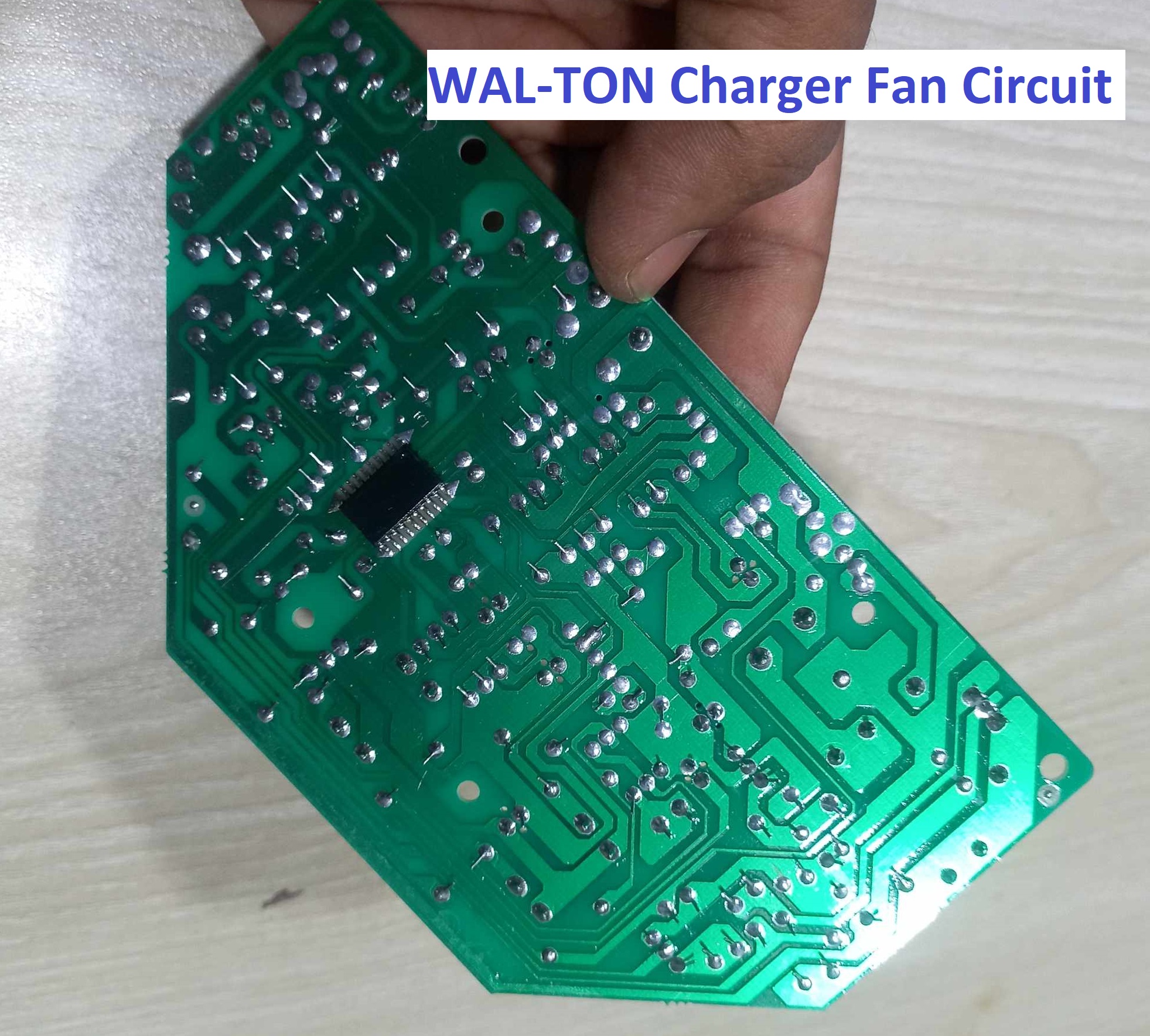 Picture of WAL-TON Charger Fan Circuit AC DC Rechargeable Fan Circuit For Wal-ton AC DC Charging Circuit Board