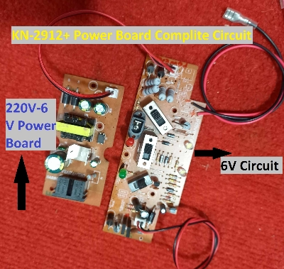 Picture of KN-2912  Charger FAN Circuit With Power Board DC 6V Light Fan Charger Circuit Charging Control Fan Circuit Board For AC DC Charger Fans