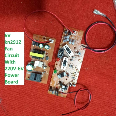 Picture of KN-2912  Charger FAN Circuit With Power Board DC 6V Light Fan Charger Circuit Charging Control Fan Circuit Board For AC DC Charger Fans