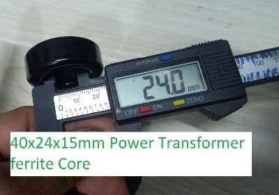 Picture of 1Pcs 40x24x15mm Power Transformer ferrite Core and Cables core Isolator ferrite Ring Chokes ferrite Core Mn-Zn