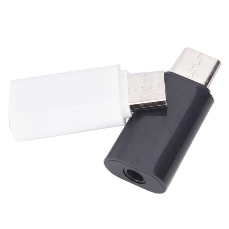 Picture of Portable USB Type C Male To 3.5mm Female Headphone  Converter  Jack Audio Adapter