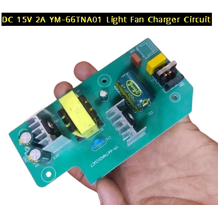 Picture of Charger Fan Circuit Power  DC 15V 2A YM-66TNA01 Light Fan Charger Circuit Module