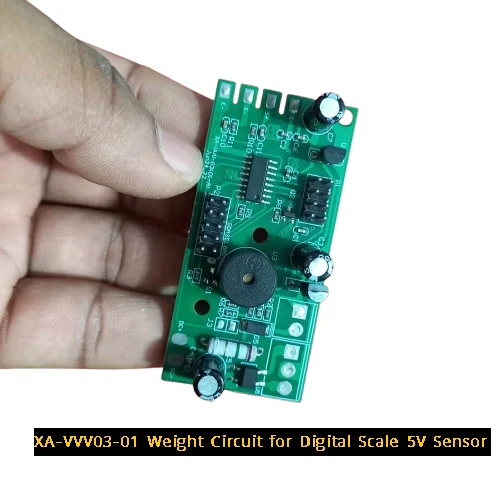 Picture of XA‑VVV03‑01 Digital Weight Measurement Circuit Board Adapters | Scale Controller Module for HX711 & Load Cell DIY Kit BD
