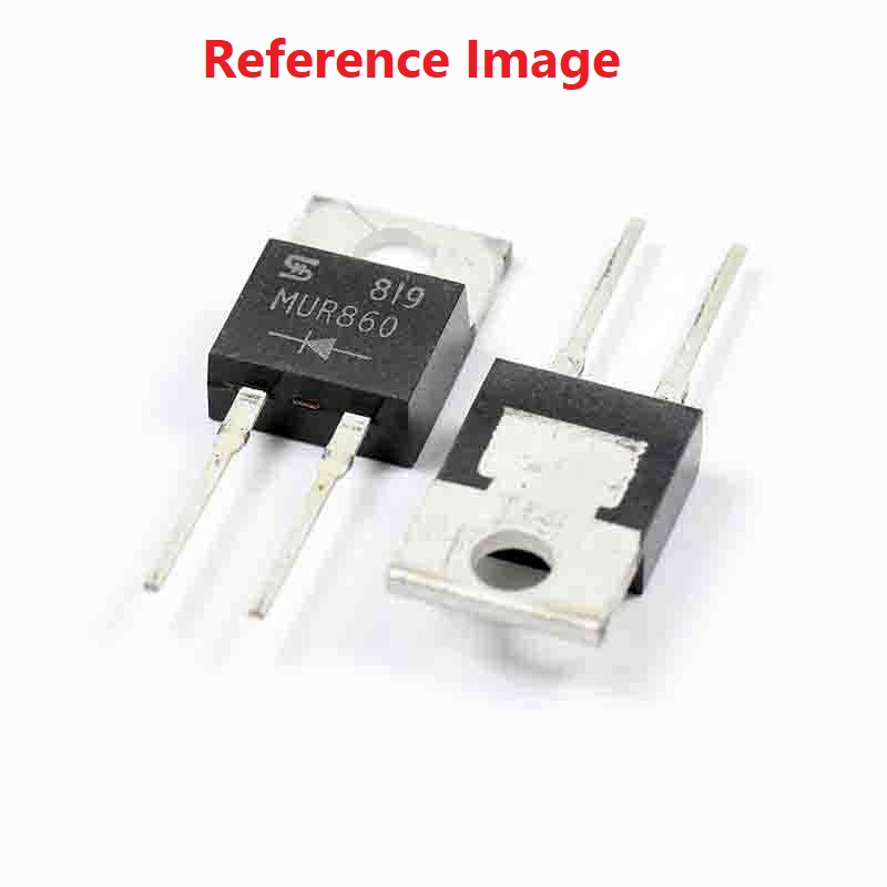 Picture of MUR860 Fast Recovery Diode 8A 600V | TO‑220AC Ultra-Fast Rectifier for SMPS, Inverter, Solar, Charger Adapters DIY