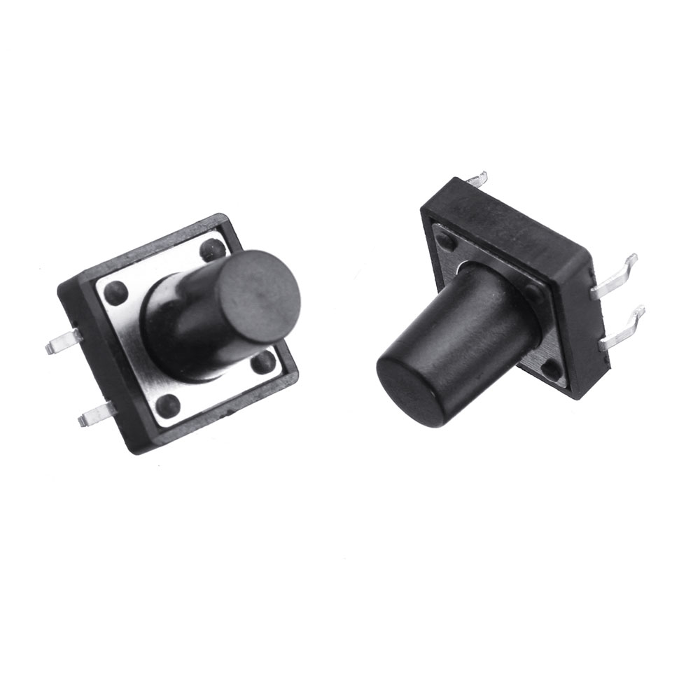 Picture of 5Pcs - 12x12x12mm MOMENTARY Push Button Switch 4P 4Pin On Off Panel Momentary Tactile Tact Push Button Switch
