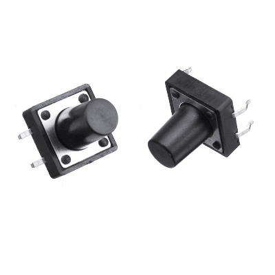 Picture of 5Pcs - 12x12x12mm MOMENTARY Push Button Switch 4P 4Pin On Off Panel Momentary Tactile Tact Push Button Switch