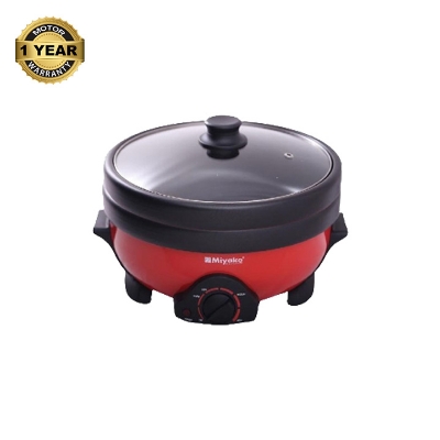 Picture of Miyako Double Pot Multi cooker, Electric Curry Cooker With Double Pot, Removable non-stick pan, Automatic cooking and warming system MC-350D (4 LTR)