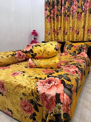 Picture of 7 Pieces Comforter + Bed Sheet Combo Set