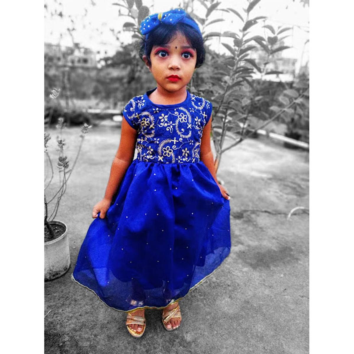 Picture of Party dress and weeding dress 0-7  year little girl frock