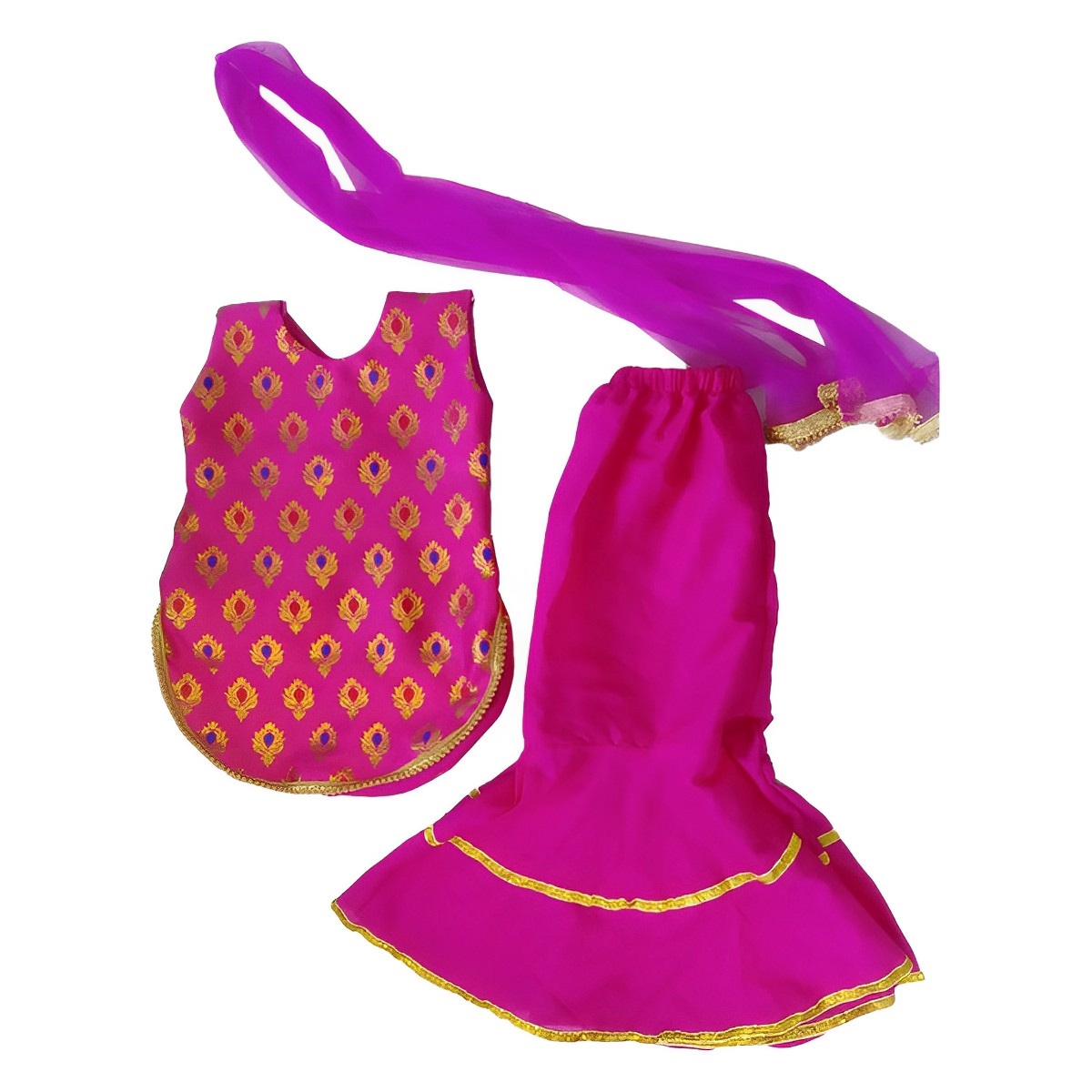 Picture of Sharara party and weeding dress for little baby girl