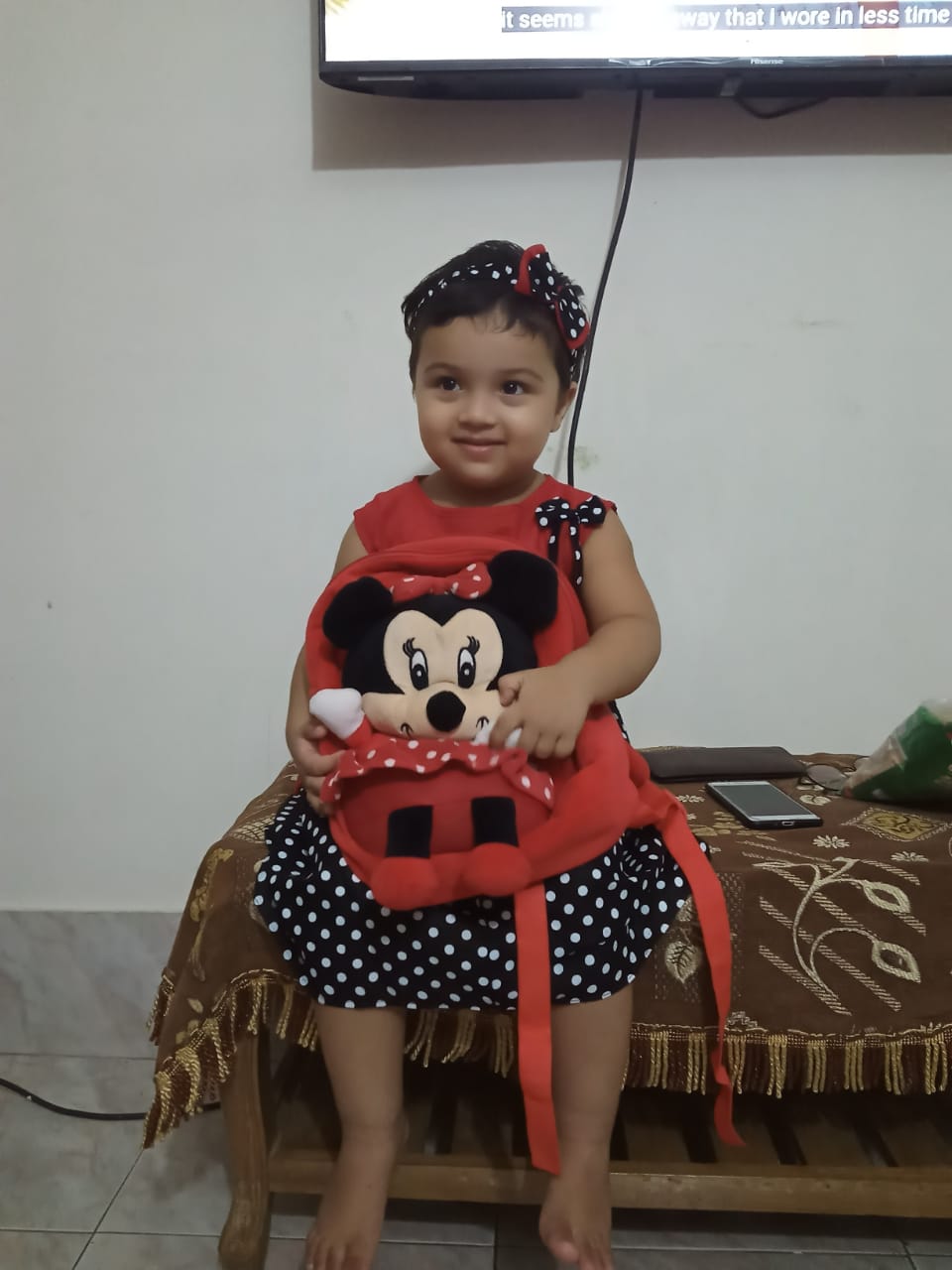 Picture of Baby girls Black and white print fashionable beautiful baby dress 0-12 years