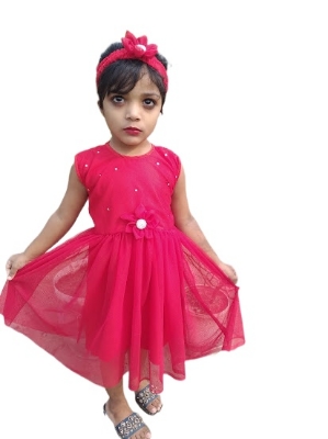 Picture of Party dress for ,Weeding and birthday dress for  1-12 years baby