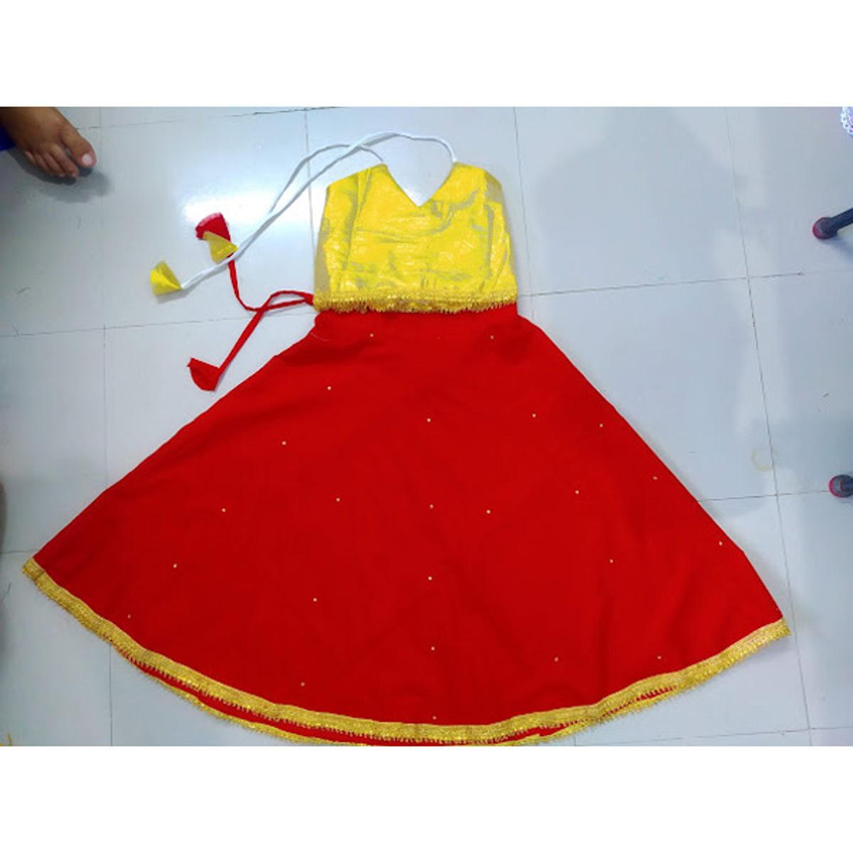 Picture of Western 2 pieces stylish skrit for baby girls party dress and birthday dress 0-10 YEAR