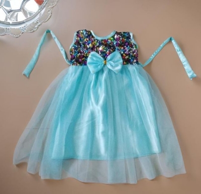 Picture of Party dress for ,Weeding and birthday dress for  1-12 years baby