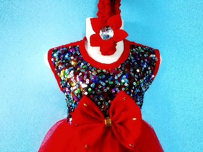 Picture of Baby Girl  Sequin party Dress for all ocations 0-12 years