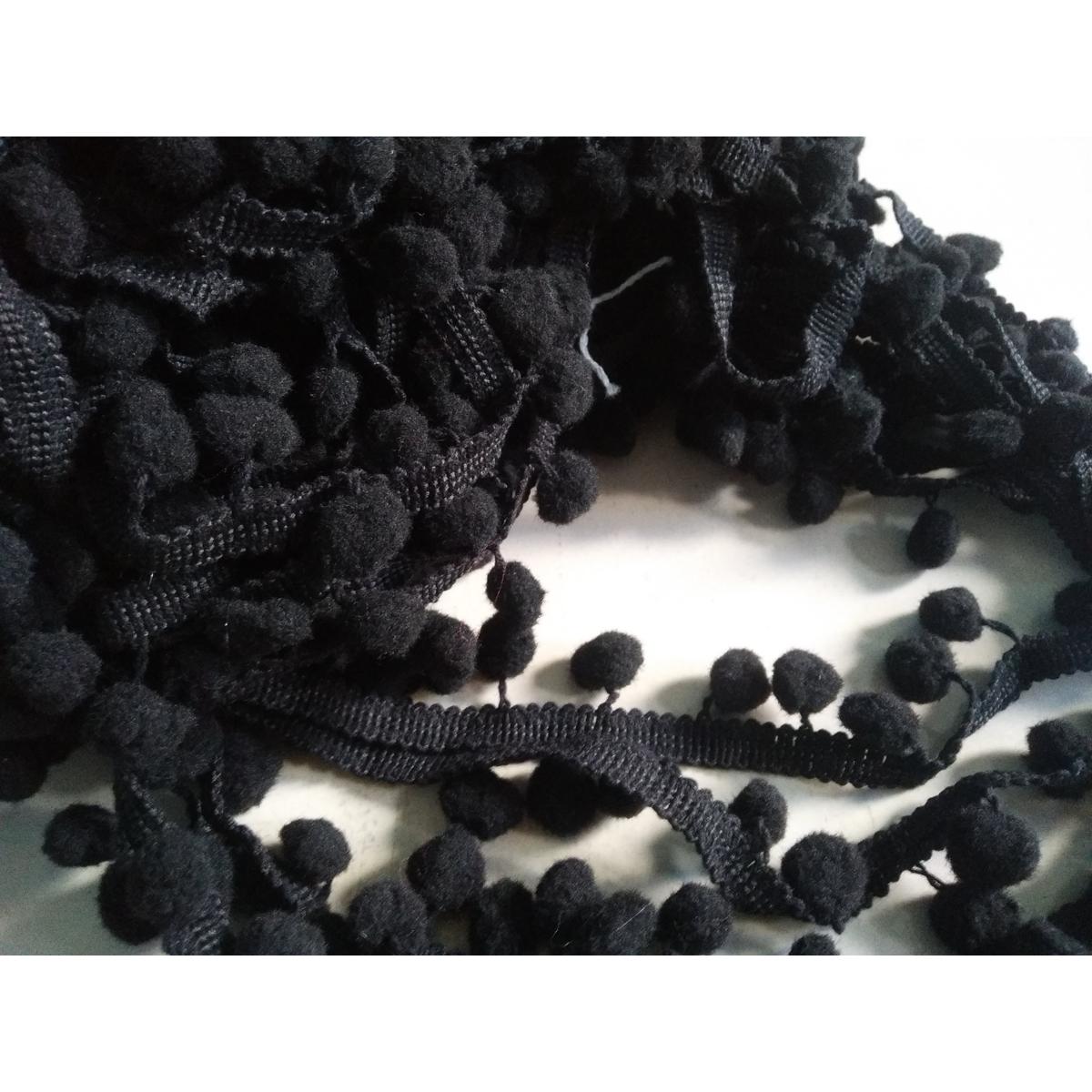 Picture of 10 yards Mini Pom Pom Trim Ball Fringe - Ribbon Sewing Fringe Tassel Lace Accessory for DIY Crafts Home Decoration