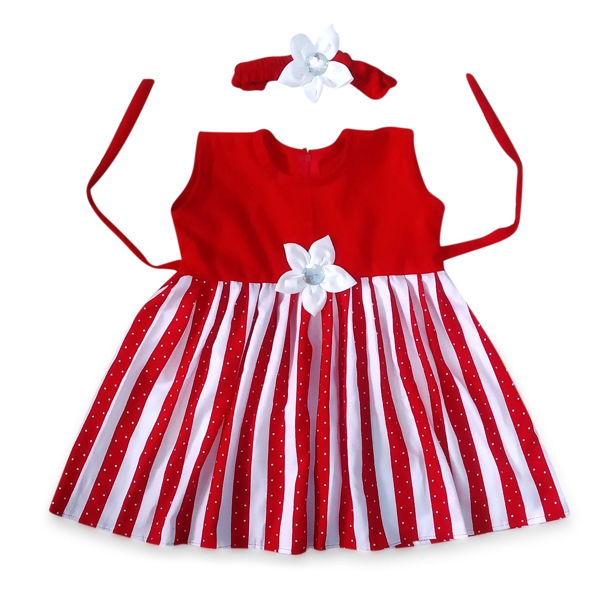 Picture of Baby girls fashionable beautiful dress for 0 to 12  years babies - বাচ্চাদের জামা