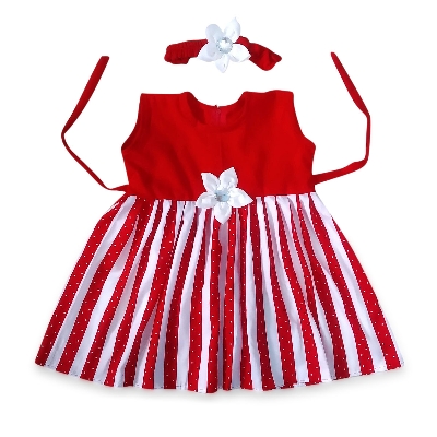 Picture of Baby girls fashionable beautiful dress for 0 to 12  years babies - বাচ্চাদের জামা