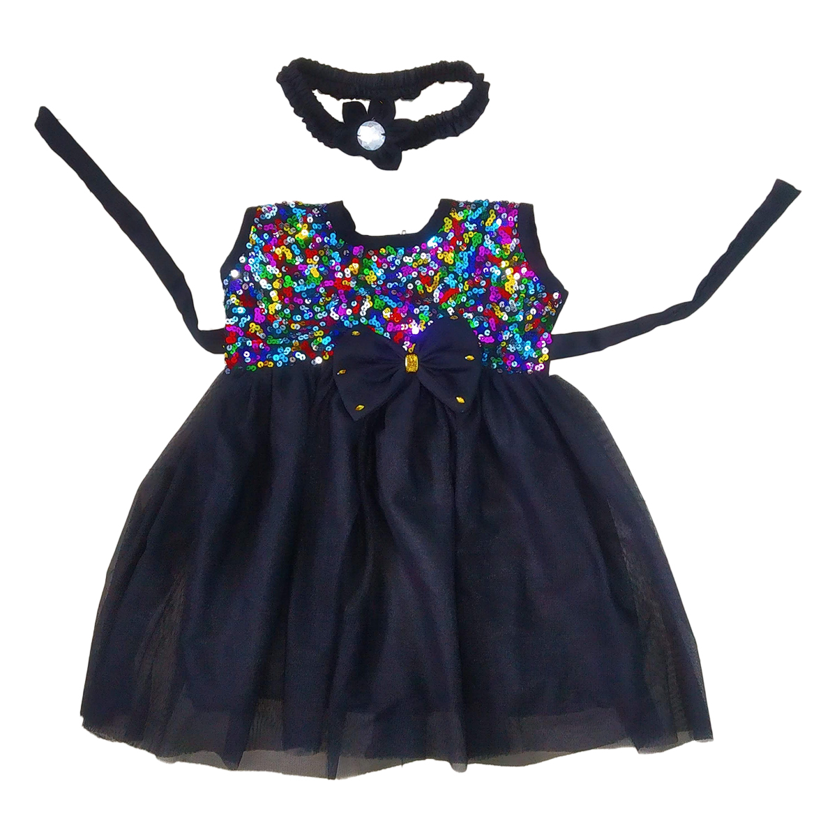Picture of Party dress for ,Weeding and birthday dress for  0-12 years baby