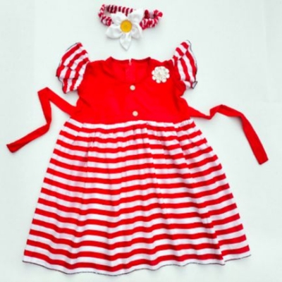 Picture of HOME made Baby girls Fashionable beautiful dress for  all season 0-7